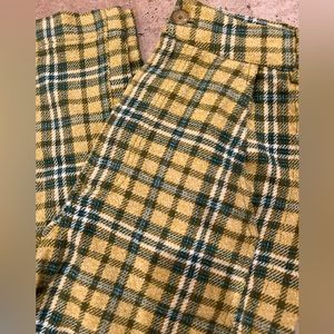 Plaid Free People Pants